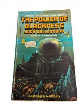 Jack Williamson The Power of Blackness 1976 First Paperback Printing